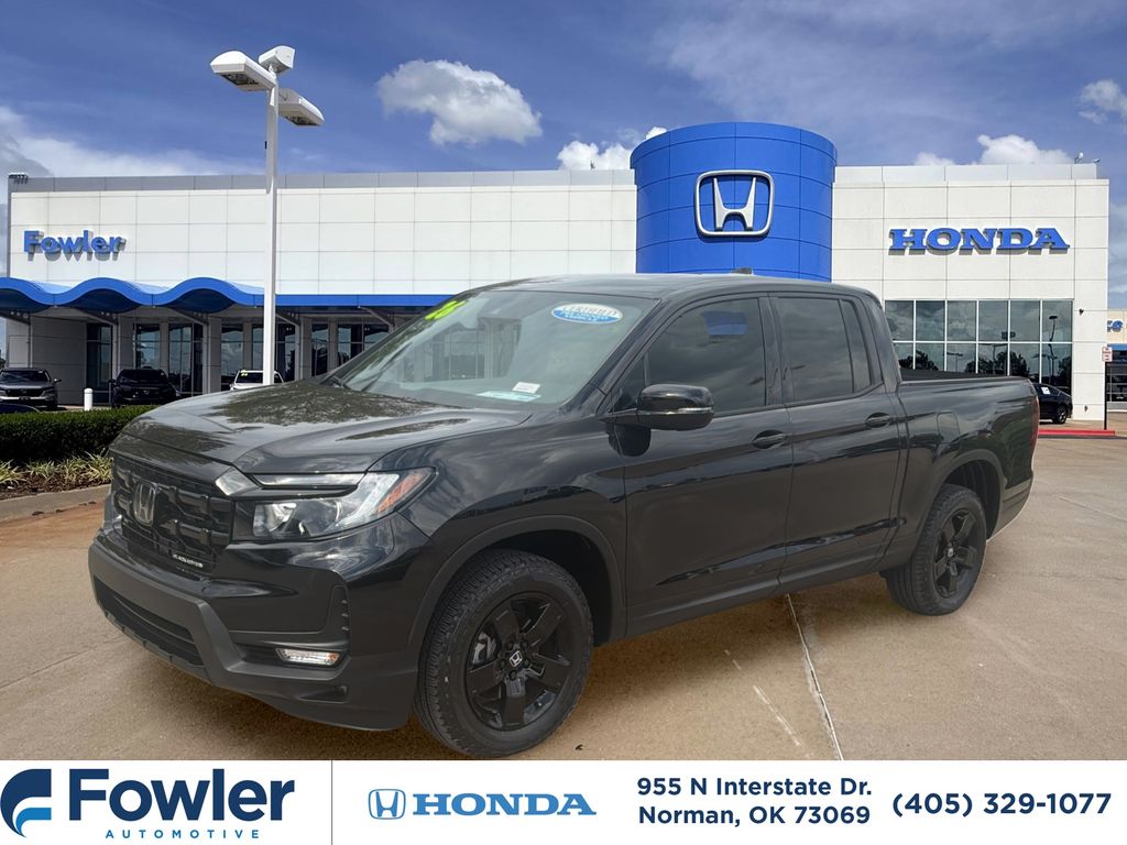 Crystal Black Pearl 2026 Honda Ridgeline Pickup Truck All-Wheel Drive 9-Speed Automatic