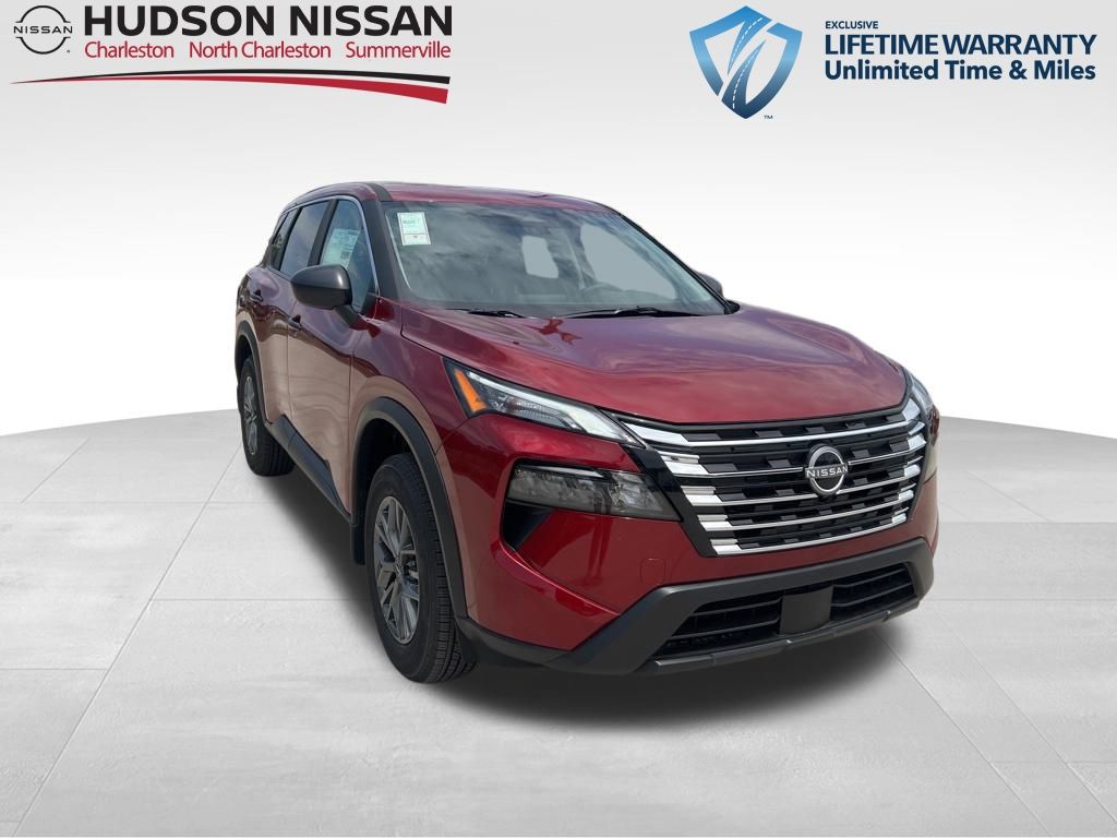 2025 Scarlet Ember Tintcoat Nissan Rogue S SUV