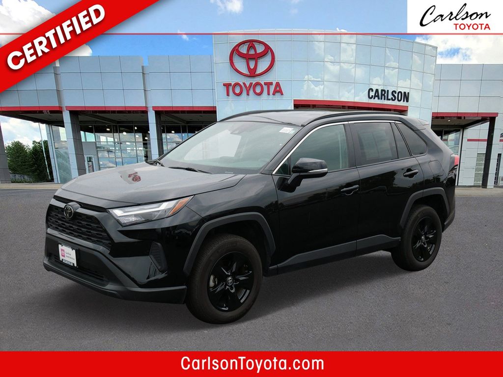 Midnight Black Metallic 2025 Toyota RAV4 SUV / Crossover All-Wheel Drive 8-Speed Automatic