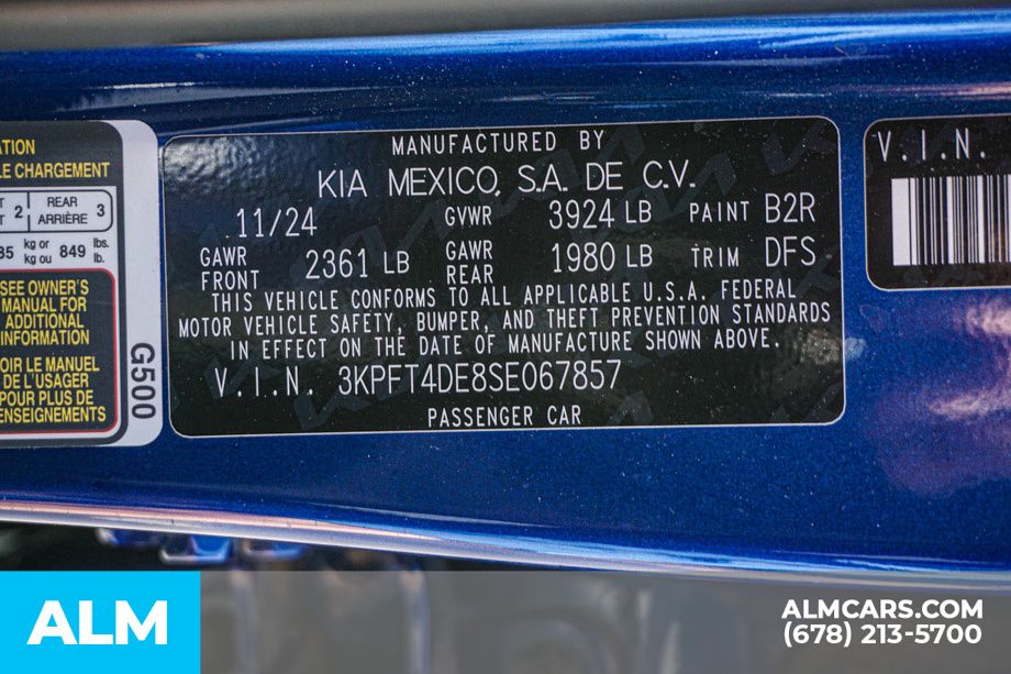 Used 2025 Blue Kia LXS image 55