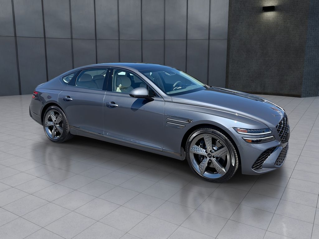 Blue 2026 Genesis G80 Sedan All-Wheel Drive 8-Speed Automatic
