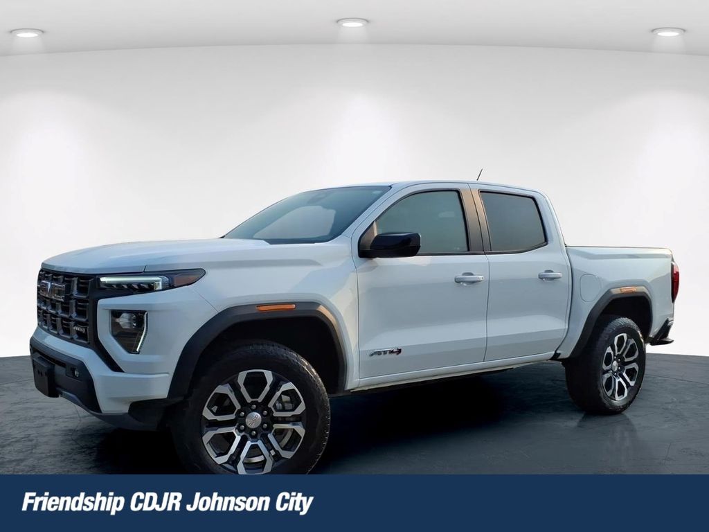 Summit White 2023 GMC Canyon Pickup Truck Four-Wheel Drive 8-Speed Automatic