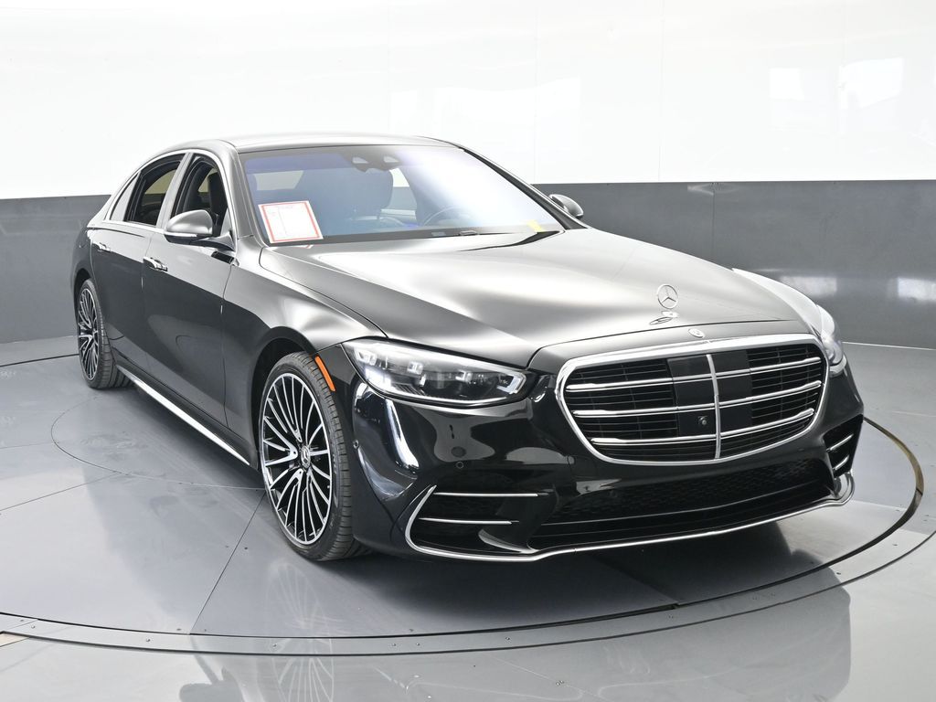 Used 2022 Onyx Black/Mojave Silver Mercedes-Benz S 580 image 9
