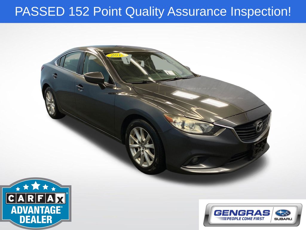 Meteor Gray Mica 2015 Mazda MAZDA6 Sedan Front-Wheel Drive 6-Speed Manual