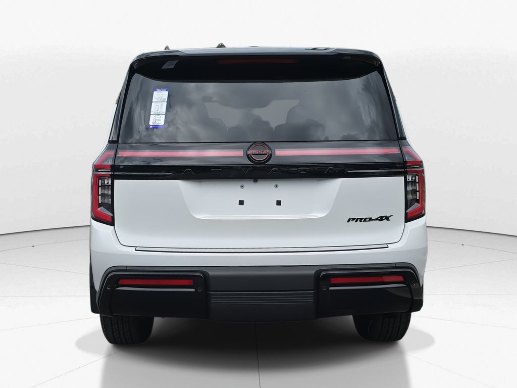 2025 Aspen White Tricoat/Super Black Nissan Armada PRO-4X 4X4 SUV