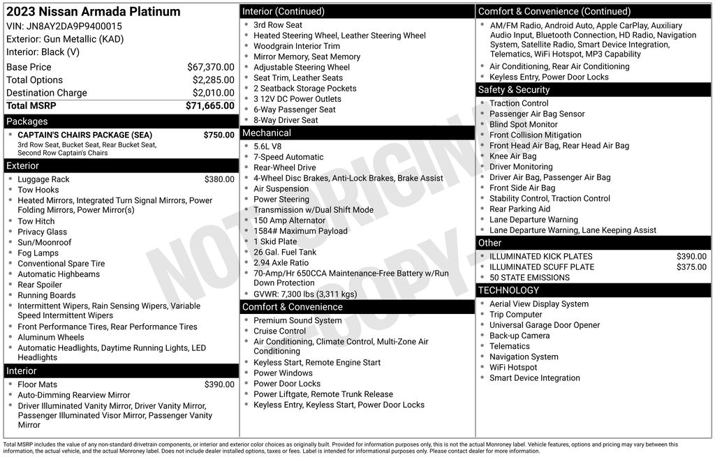 Certified Used 2023 Gray Nissan Platinum image 5