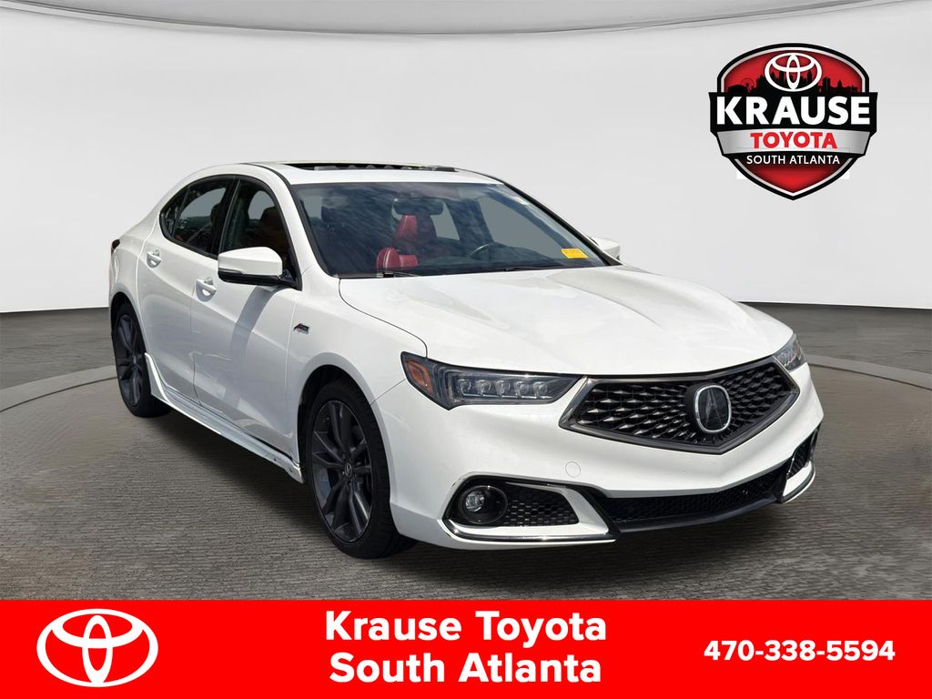 White 2020 Acura TLX Sedan  9-Speed Automatic