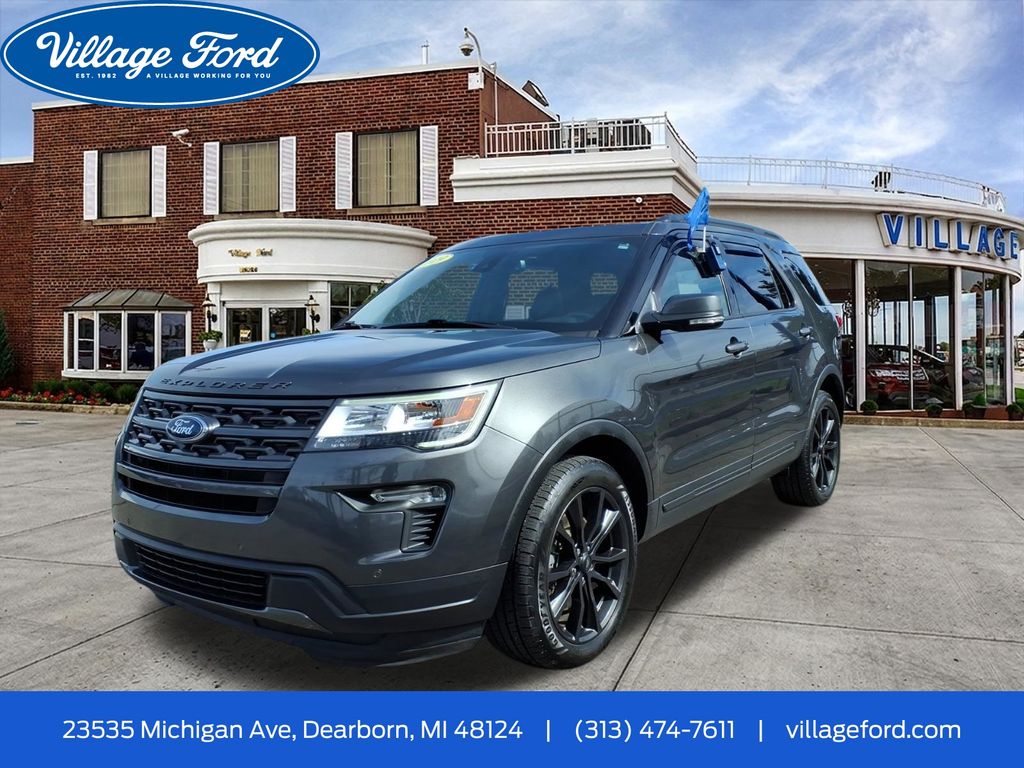Gray (Magnetic) 2019 Ford Explorer XLT AWD SUV / Crossover All-Wheel Drive 6-Speed Automatic