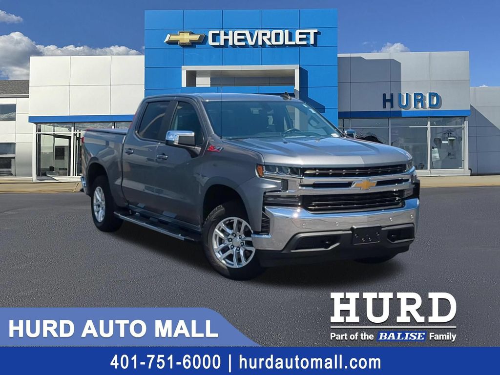 Gray (Satin Steel Metallic) 2020 Chevrolet Silverado 1500 Pickup Truck Four-Wheel Drive 8-Speed Automatic