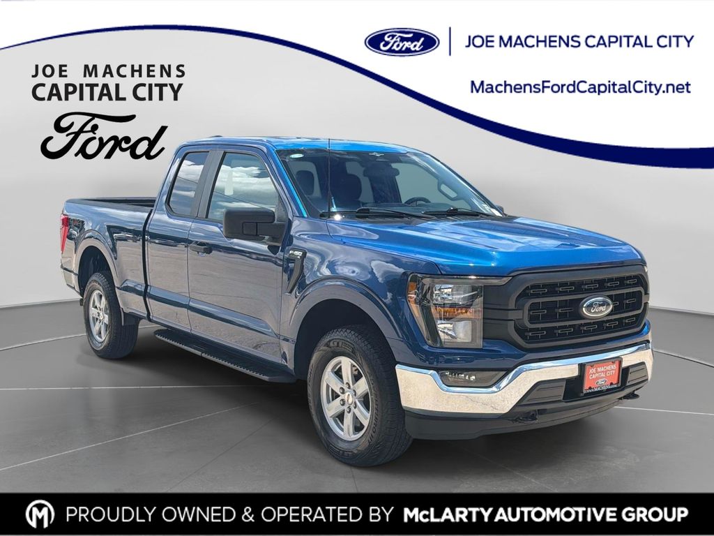 Atlas Blue Metallic 2023 Ford F-150 Pickup Truck Four-Wheel Drive Automatic