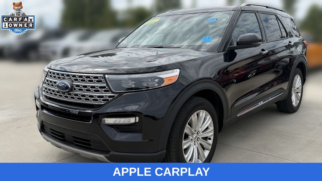 Agate Black Metallic 2022 Ford Explorer SUV / Crossover All-Wheel Drive Automatic