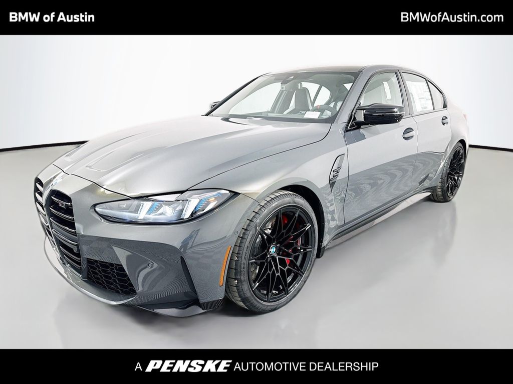 Gray (Dravit Grey Metallic) 2026 BMW M3 Competition xDrive Sedan All-Wheel Drive 8-Speed Automatic