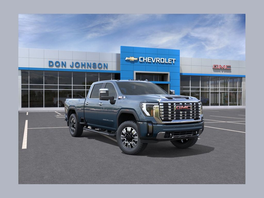 Downpour Metallic 2026 GMC Sierra 3500HD Pickup Truck Four-Wheel Drive Automatic