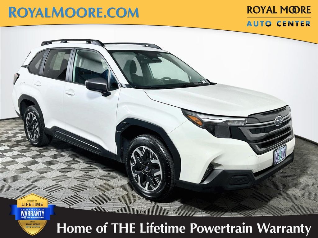 Crystal White Pearl 2026 Subaru Forester SUV / Crossover All-Wheel Drive Continuously Variable Transmission