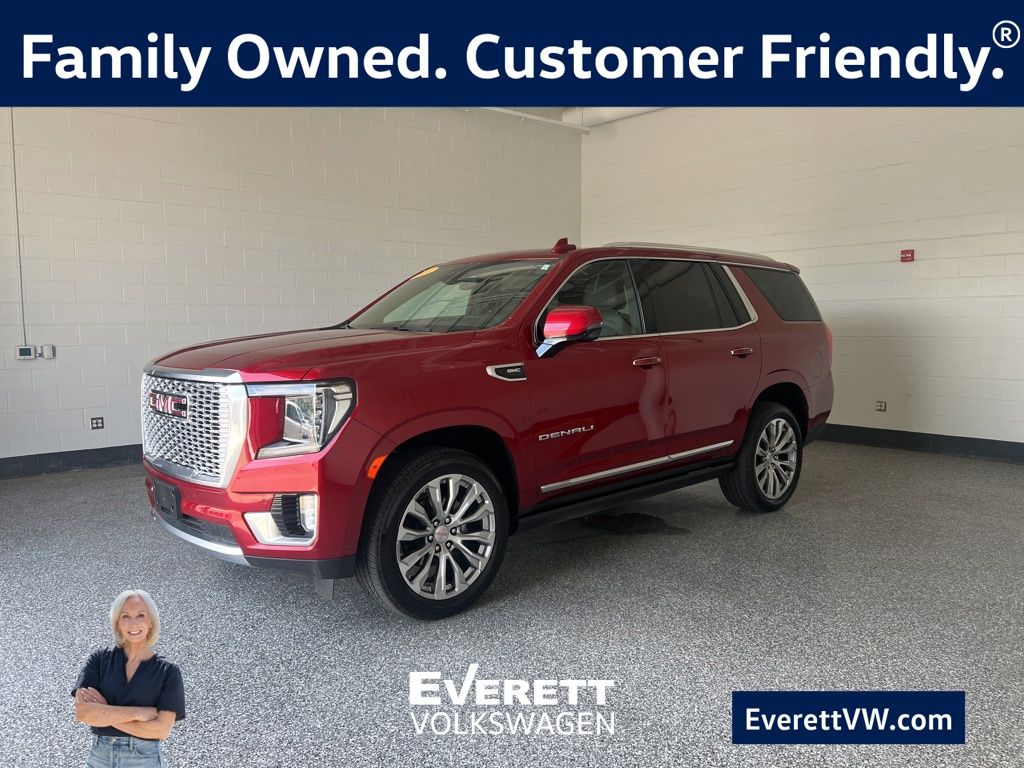 Volcanic Red Tintcoat 2024 GMC Yukon SUV / Crossover Four-Wheel Drive Automatic