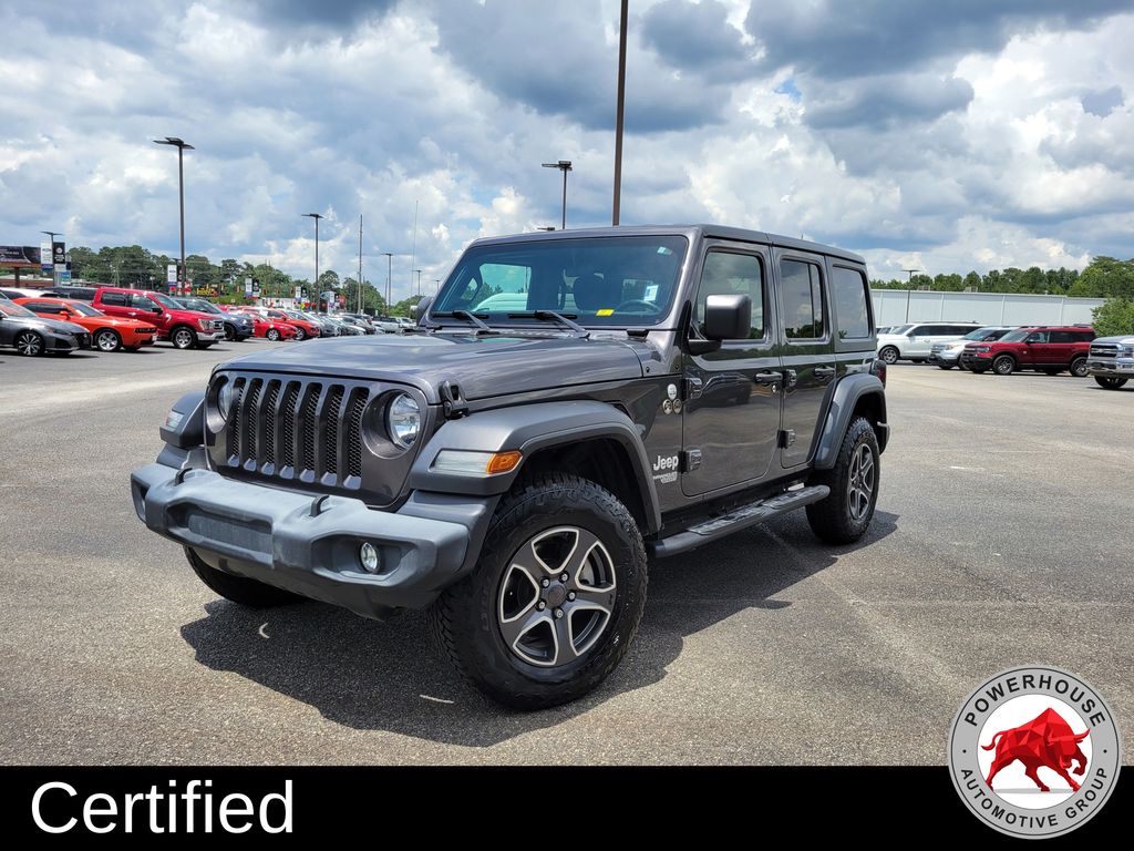 Gray (Granite Crystal Metallic Clearcoat) 2020 Jeep Wrangler Unlimited Sport S 4WD SUV / Crossover Four-Wheel Drive 8-Speed Automatic