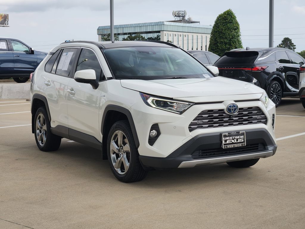 2020 Toyota RAV4 Hybrid Limited White at Community Toyota