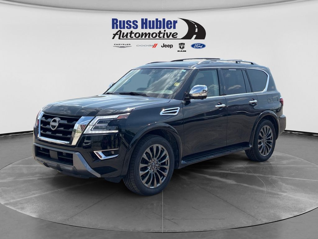 Super Black 2023 Nissan Armada SUV / Crossover Four-Wheel Drive 7-Speed Automatic