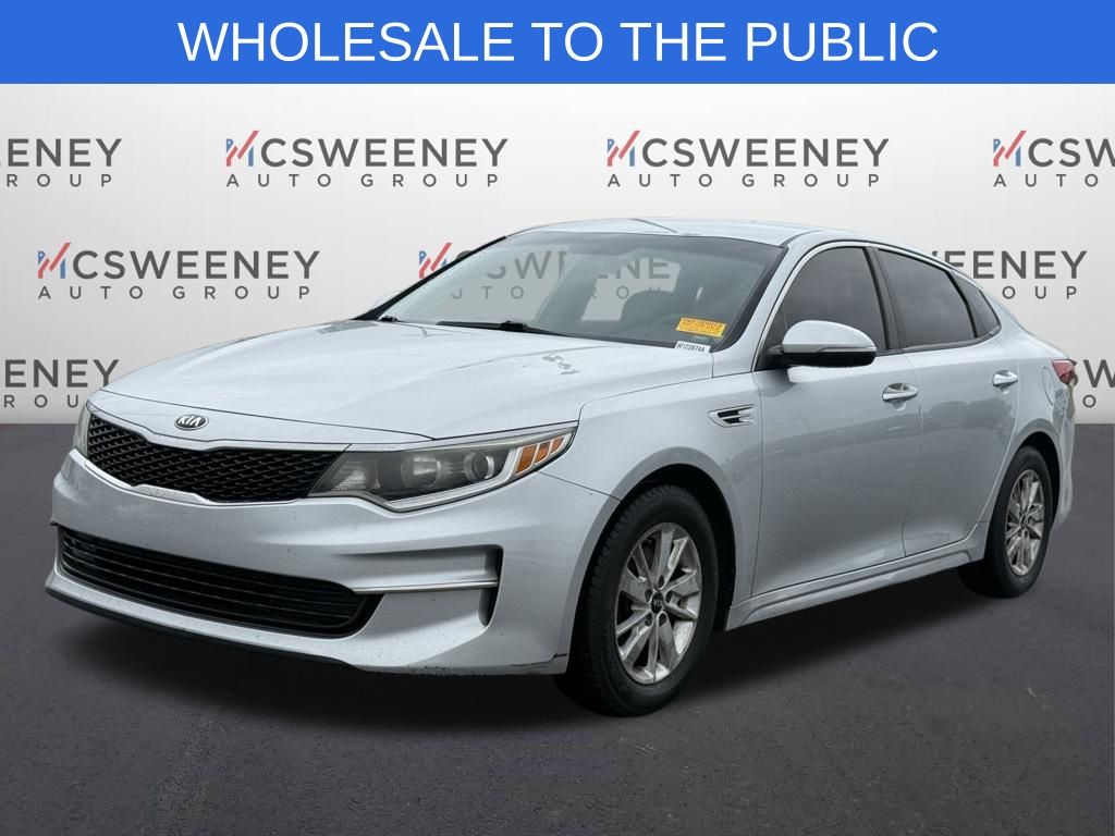 Sparkling Silver 2018 Kia Optima LX Sedan Front-Wheel Drive 6-Speed Automatic