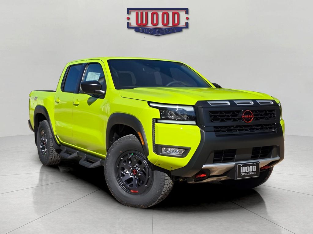 Citrus Strike 2026 Nissan Frontier PRO-4X Crew Cab 4WD Pickup Truck Four-Wheel Drive 9-Speed Automatic Overdrive