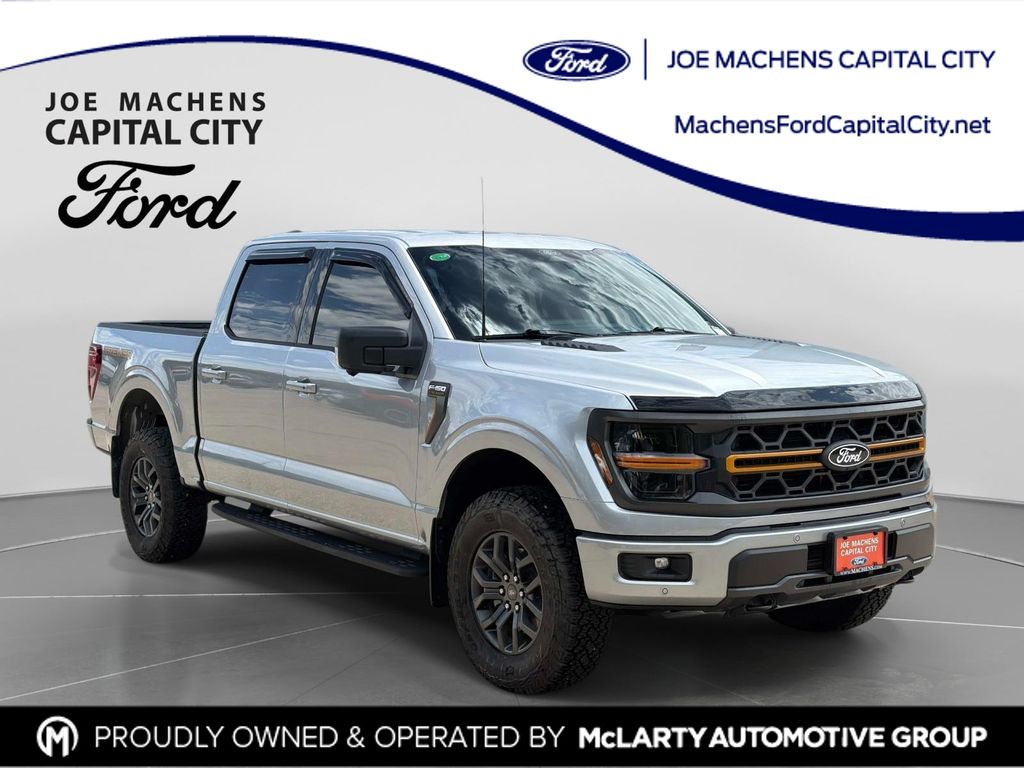 Iconic Silver Metallic 2025 Ford F-150 Pickup Truck Four-Wheel Drive Automatic