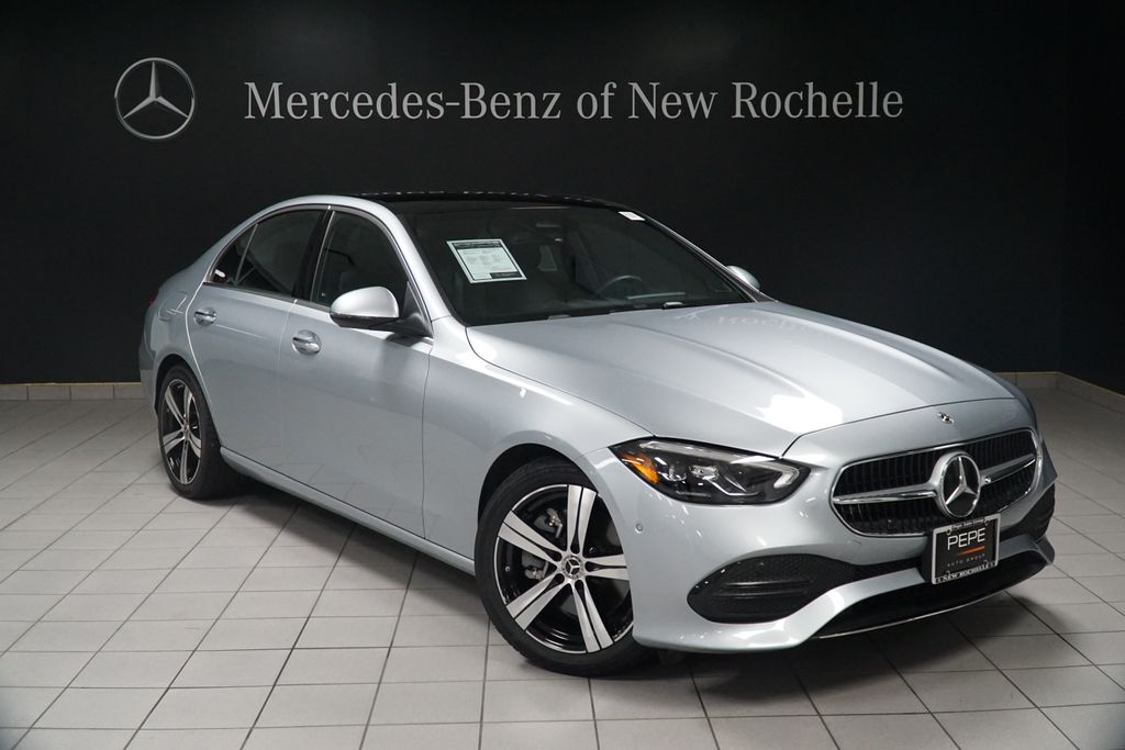 Cirrus Silver Metallic 2026 Mercedes-Benz C-Class Sedan All-Wheel Drive 9-Speed Automatic