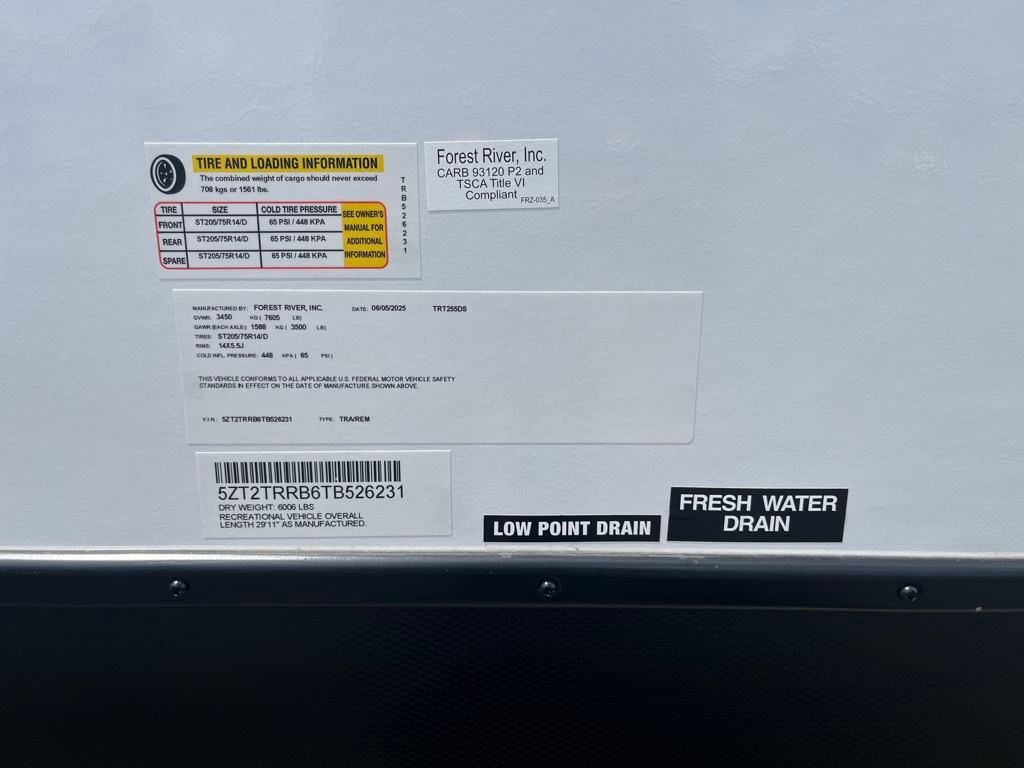 2026 Prime Time Tracer 255DS Travel Trailer