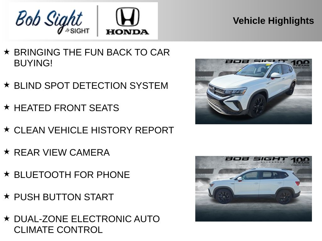 Used 2022 Volkswagen Taos SE with VIN 3VVYX7B21NM024125 for sale in Kansas City