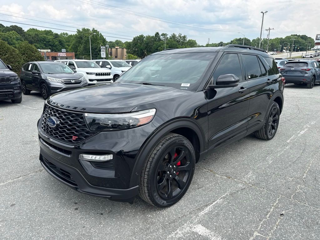 Black Metallic 2020 Ford Explorer ST AWD SUV / Crossover All-Wheel Drive Automatic