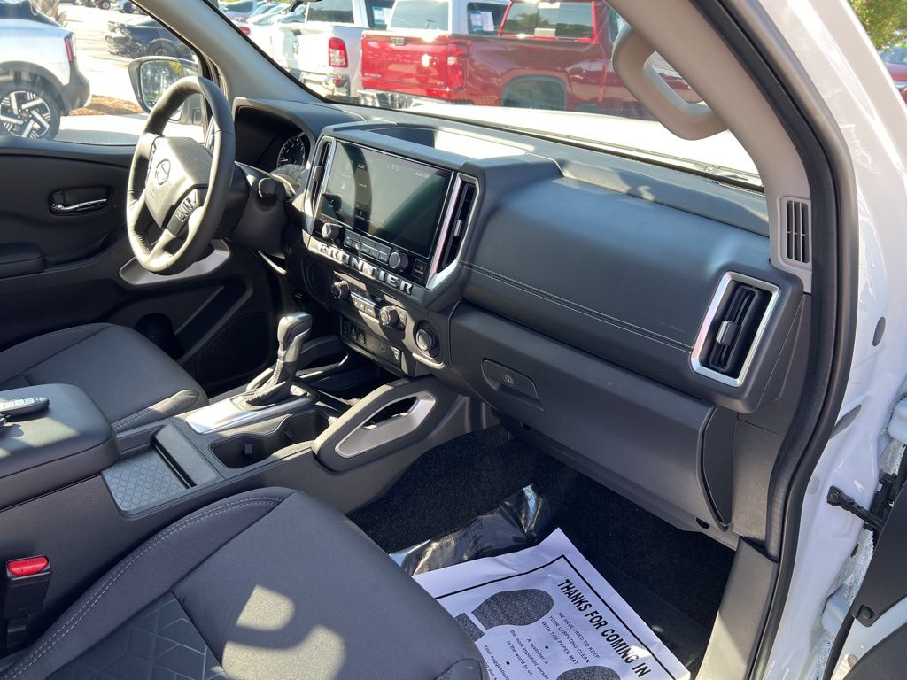 2025 Glacier White Nissan Frontier SV RWD Truck
