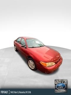 Red (Burgundy) 1998 Ford Escort Sedan Front-Wheel Drive 5-Speed Manual