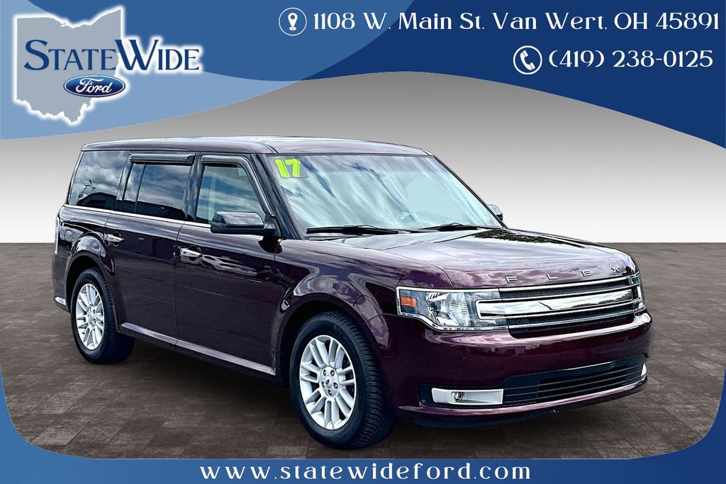 Red (Burgundy) 2017 Ford Flex SUV / Crossover All-Wheel Drive 6-Speed Automatic