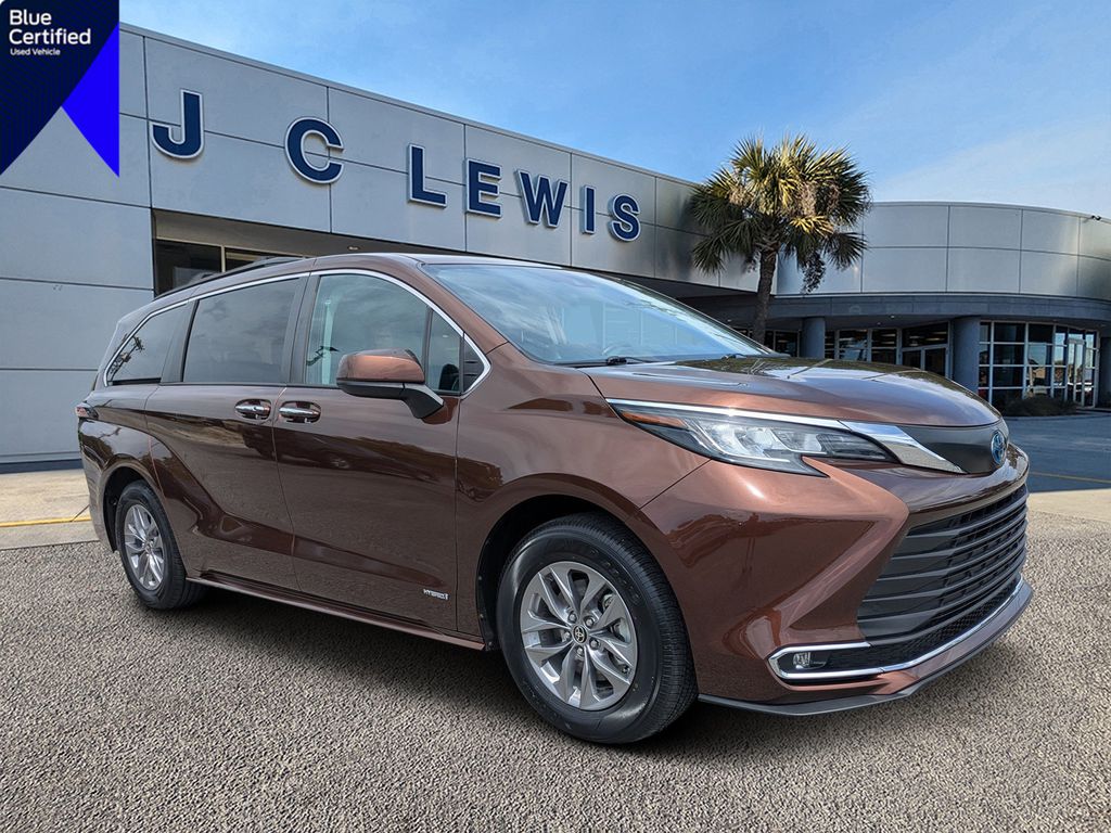 2021 Toyota Sienna Sunset Bronze Mica Minivan Tracción en las cuatro ruedas Transmisión variable continua