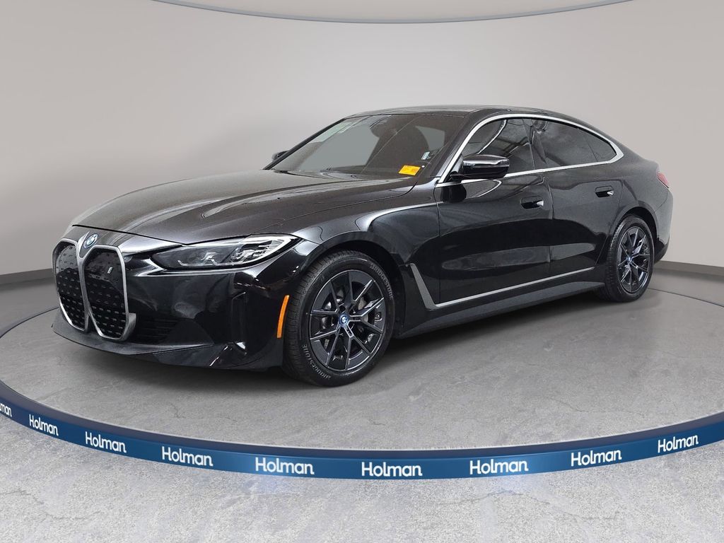 Black Sapphire Metallic 2023 BMW i4 eDrive35 Gran Coupe FWD Sedan Rear-Wheel Drive Automatic