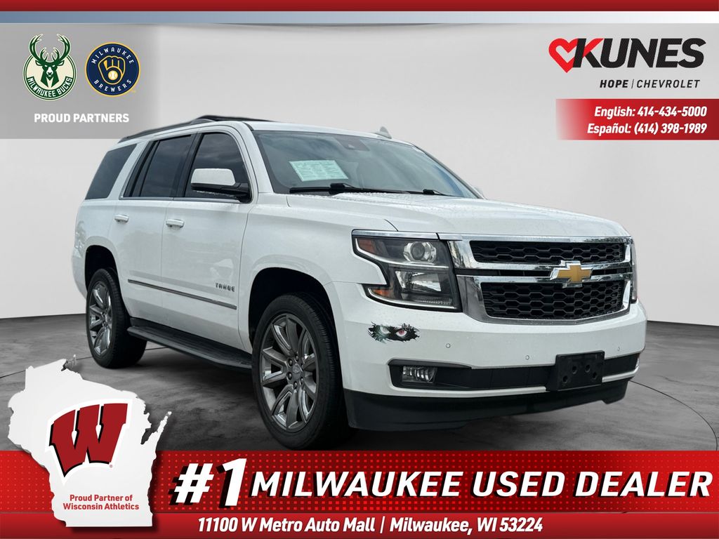 Summit White 2017 Chevrolet Tahoe SUV / Crossover Four-Wheel Drive 6-Speed Automatic Overdrive