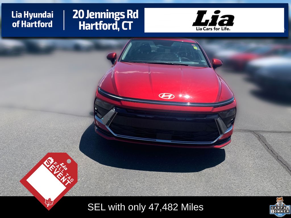 Ultimate red 2025 Hyundai Sonata Sedan Front-Wheel Drive 8-Speed Automatic