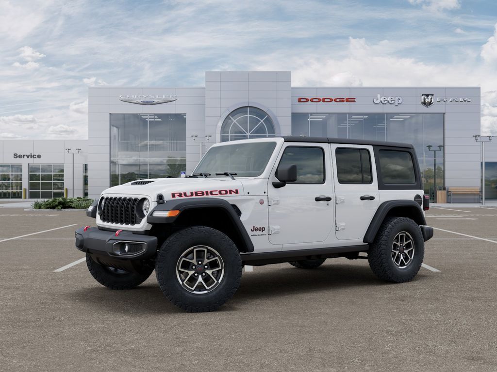 New 2026 Bright White Clearcoat Jeep Rubicon image 2