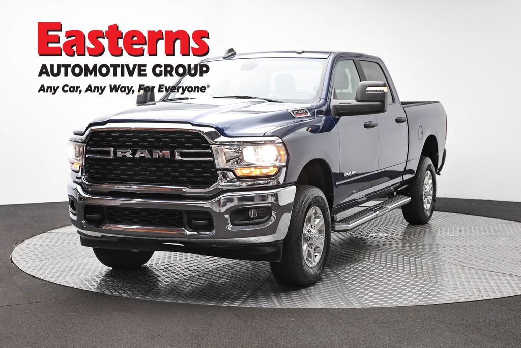 Patriot Blue Pearlcoat 2024 RAM 2500 Big Horn Crew Cab 4WD Pickup Truck Four-Wheel Drive 8-Speed Automatic