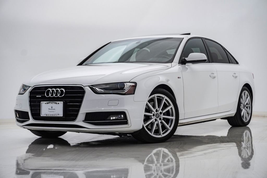 Ibis White 2015 Audi A4 2.0T quattro Premium Plus AWD Sedan All-Wheel Drive 8-Speed Automatic