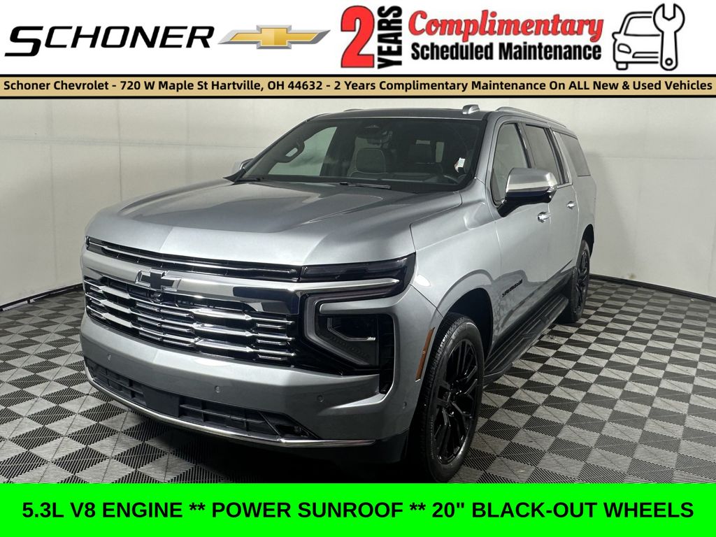 Sterling Gray Metallic 2025 Chevrolet Suburban SUV / Crossover Four-Wheel Drive