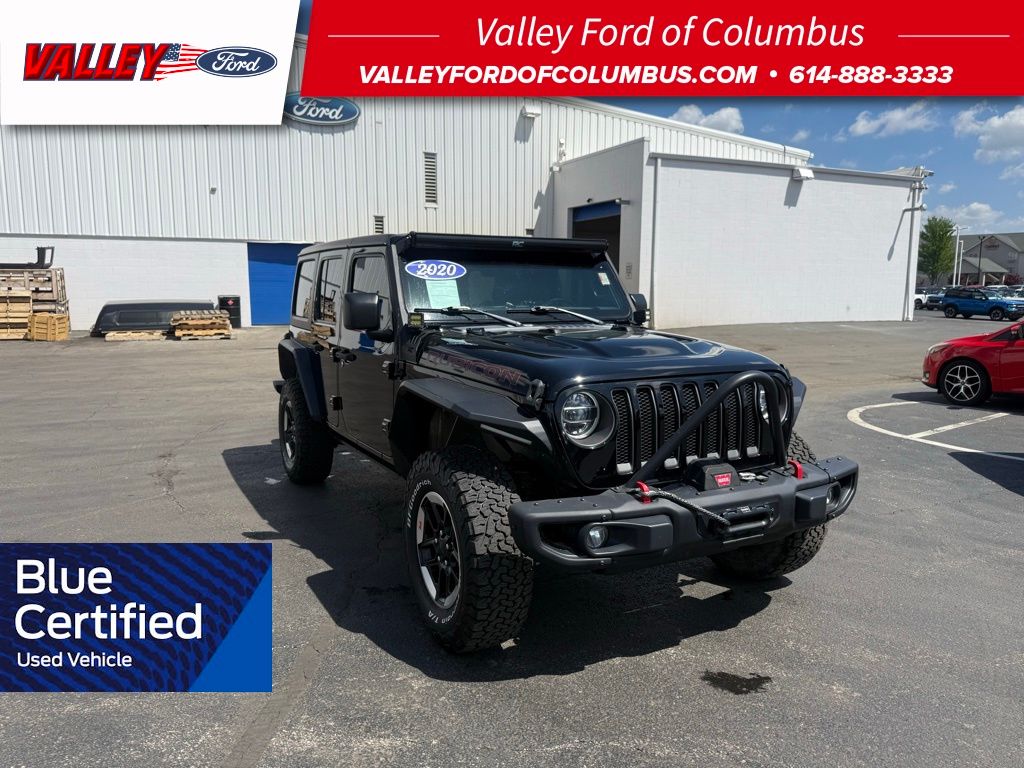 Black Clearcoat 2020 Jeep Wrangler Unlimited Rubicon 4WD SUV / Crossover Four-Wheel Drive 6-Speed Manual