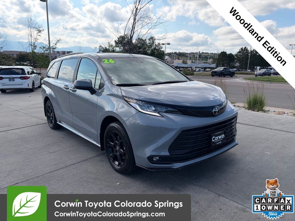 Cement 2026 Toyota Sienna Minivan All-Wheel Drive Continuously Variable Transmission