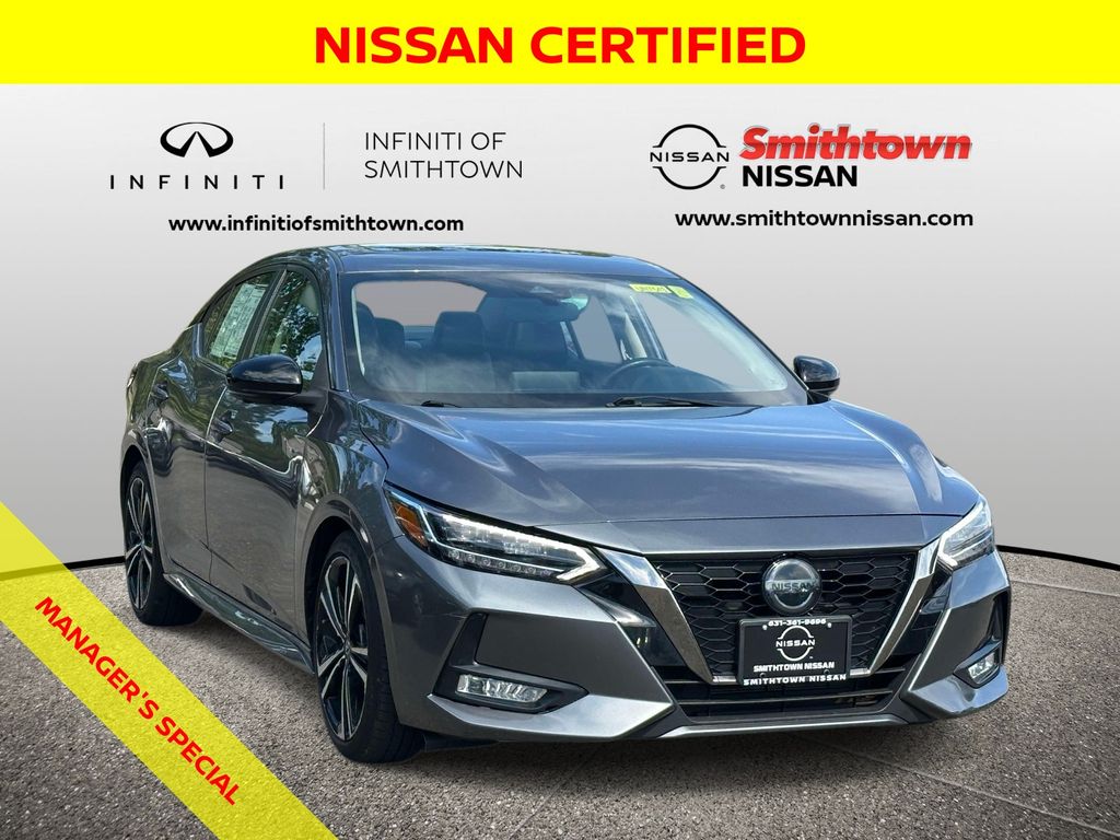 Gray (Gun Metallic) 2023 Nissan Sentra Sedan Front-Wheel Drive Continuously Variable Transmission