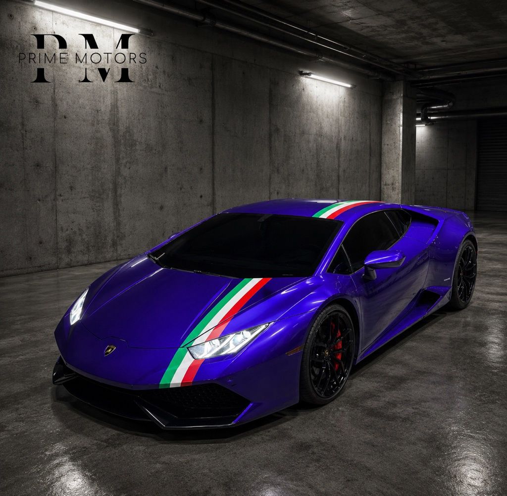 Black 2017 Lamborghini Huracan Coupe All-Wheel Drive 7-Speed Manual