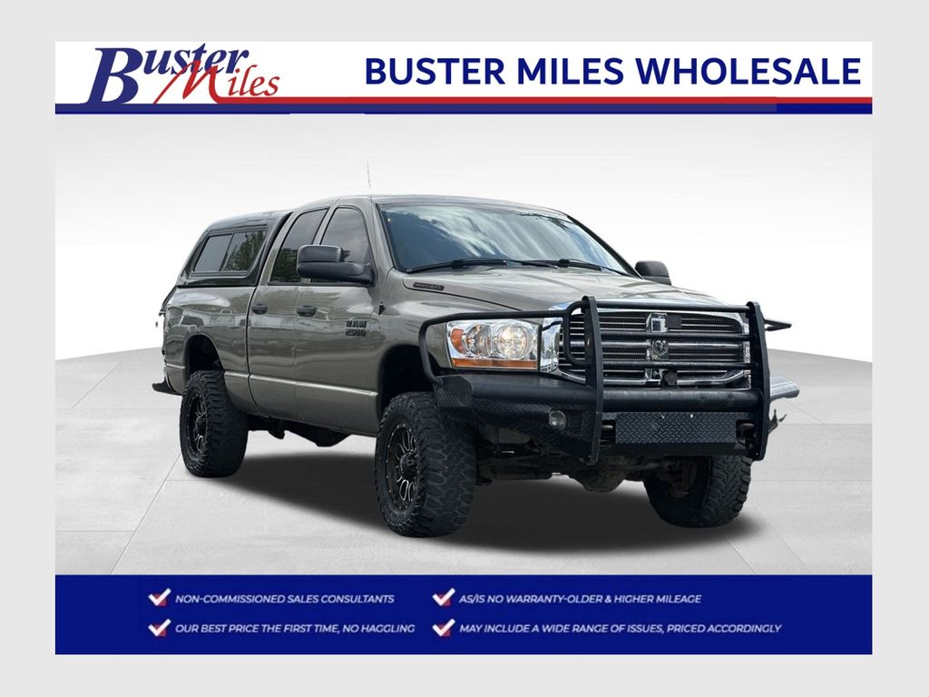 Brown (Light Khaki Metallic) 2006 Dodge RAM 2500 Laramie Quad Cab 4WD Pickup Truck Four-Wheel Drive 4-Speed Automatic