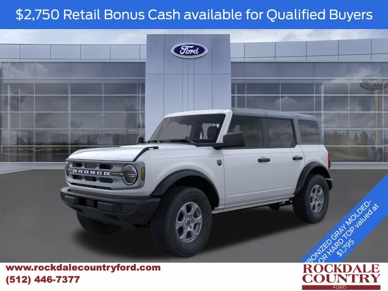 Oxford White 2025 Ford Bronco Big Bend 4-Door 4WD SUV / Crossover Four-Wheel Drive Automatic
