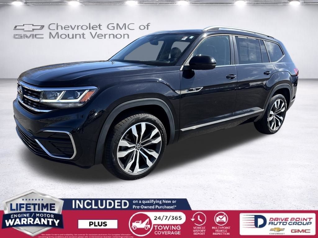 Black 2021 Volkswagen Atlas SUV / Crossover All-Wheel Drive 8-Speed Automatic