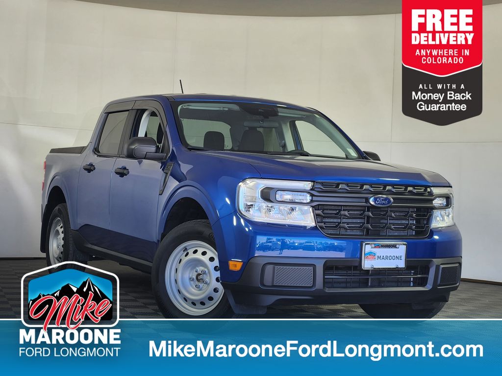 Blue Metallic 2024 Ford Maverick Pickup Truck Front-Wheel Drive Continuously Variable Transmission