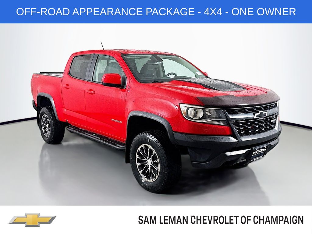 Red Hot 2018 Chevrolet Colorado Pickup Truck Four-Wheel Drive 8-Speed Automatic