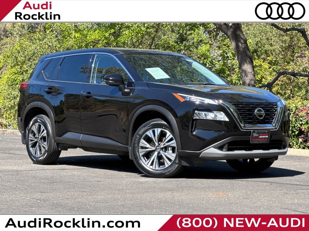 Super Black 2021 Nissan Rogue SUV / Crossover All-Wheel Drive Continuously Variable Transmission